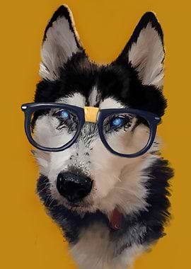 The Blind SIberian Husky