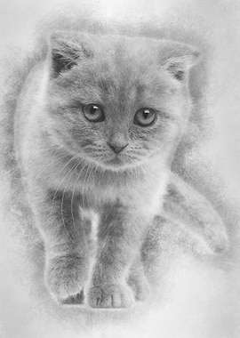 Portrait of Scottish Fold