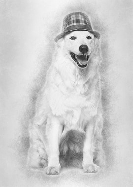 Swiss White Shepherd dog