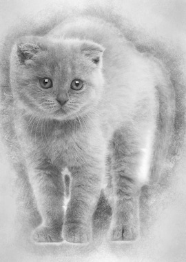Portrait of Scottish Fold