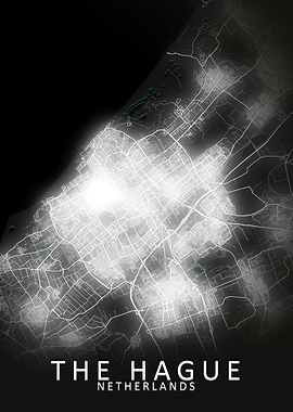 The Hague LED Glow CityMap