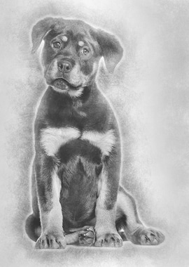 Rottweiler puppy 3 months