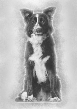 Portrait of Border Collie