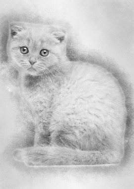 Portrait of Scottish Fold