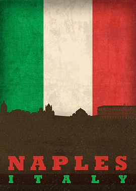 Naples Italy City Skyline