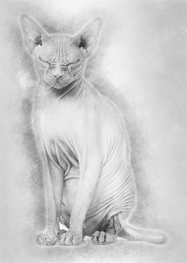 Sphynx Hairless Cat 4 year