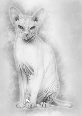 Sphynx Hairless Cat 4 year