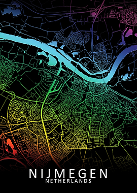 Nijmegen Rainbow City Map
