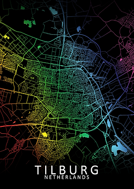 Tilburg Rainbow City Map