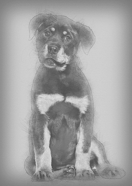 Rottweiler puppy 3 months