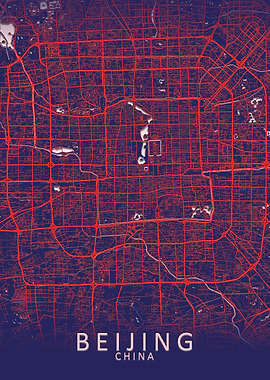 Beijing Blue City Map