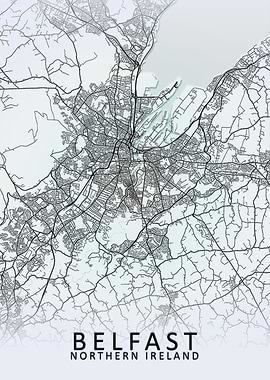 Belfast White City Map