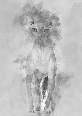 Chinese Crested dog with t