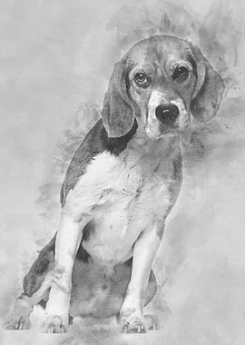 Beagle dog 2 years old si