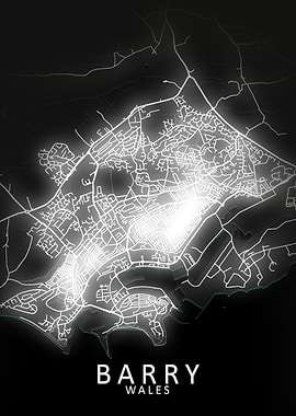 Barry LED Glow City Map