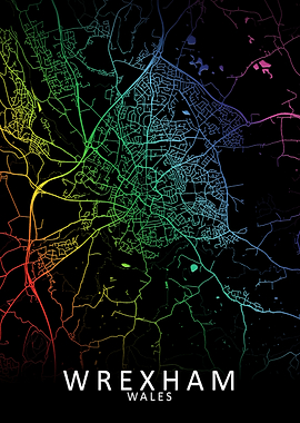 Wrexham Rainbow City Map