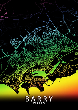 Barry Rainbow City Map
