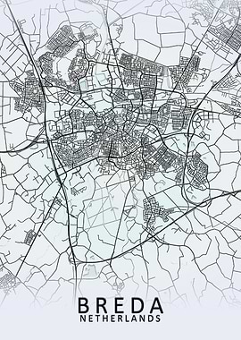 Breda White City Map