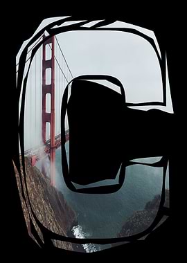 Double Exposure Alphabet C