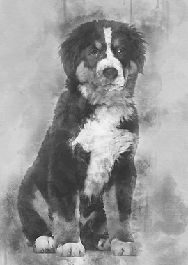 Bernese Mountain Dog 4 mo