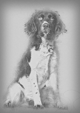 Munsterlander dog 1 year