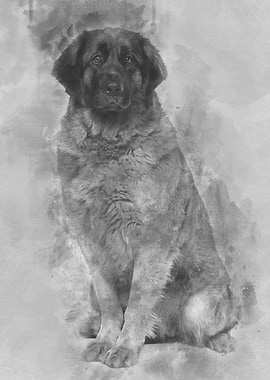 Leonberger dog 2 years old