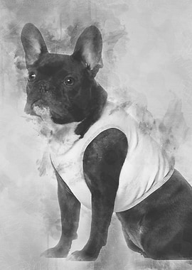 Portrait of French Bulldog