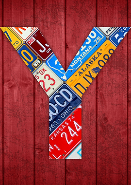 License Plate Letter Y