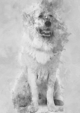 Great Pyrenees or Pyrenean