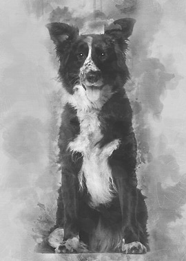 Portrait of Border Collie