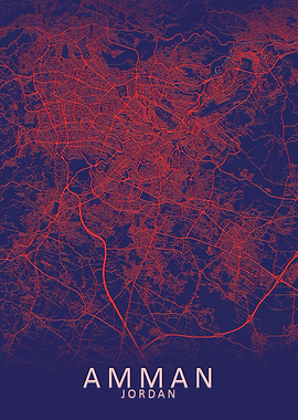 Amman Blue City Map