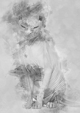 Sphynx Hairless Cat 4 year