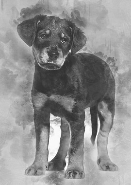 Mixedbreed dog 2 months