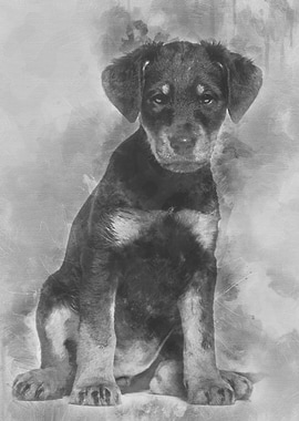 Mixedbreed dog 2 months