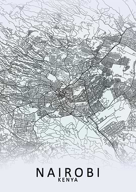 Nairobi White City Map