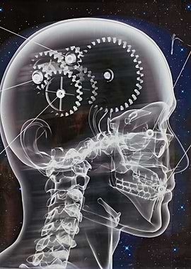 Modern technology Skull