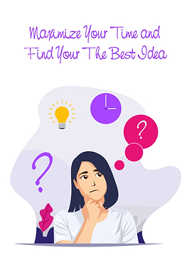 Woman Think idea concept