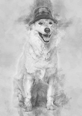 Swiss White Shepherd dog