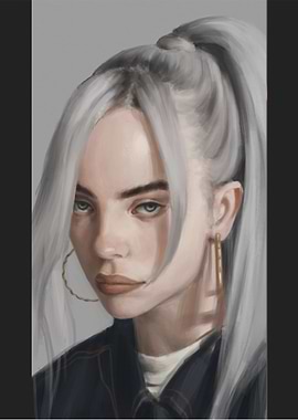 Potrait of Billie Eillish