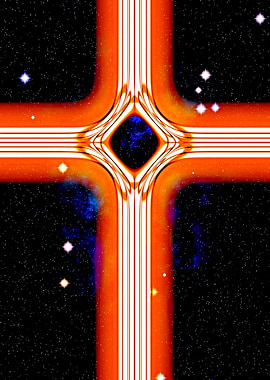 Orange energy cross
