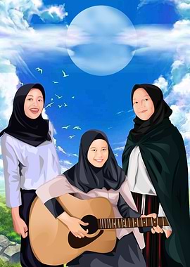 3 GIRL ISLAMIC