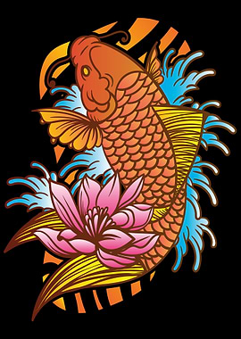 Asia Koi Fish Sealife