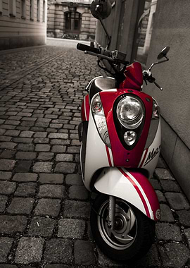 Moped Vintage Picture