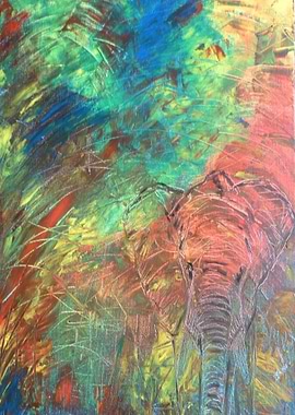 Elephant Abstract
