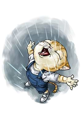 First time in the rain