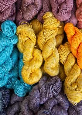 Yellow Yarn For Knitting