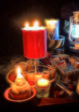 Candle Still Life