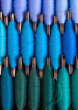 Blue Stitching Threads
