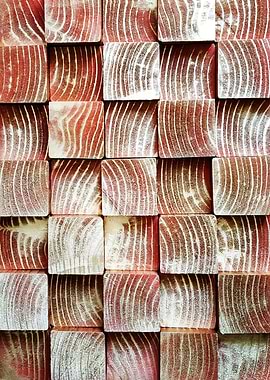 Wood green blue pattern