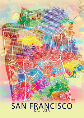 San Francisco Splash Map